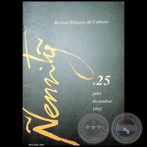 ÑEMITY N° 25 - Revista Bilingüe de Cultura - 1992